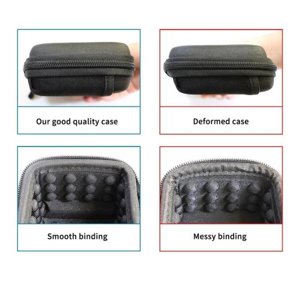 Polyester 1680D EVA Carrying Case , table tennis paddle case Dustproof