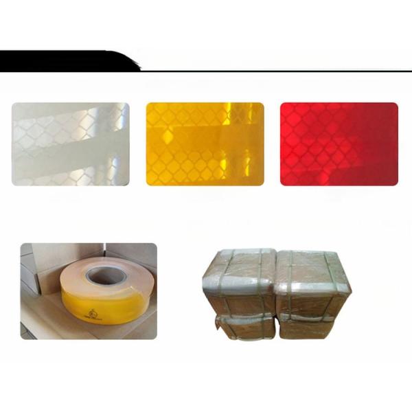 Untearable Diamond Pattern Micro Prism Conspicuity Tape For Vehicles Special Features