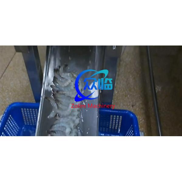 High Speed Shrimp Processing Machine, Prawn Cutting Machine For Nobashi