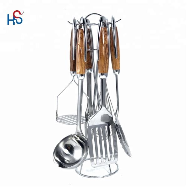 Compact Nesting Nylon Kitchen Utensil Set Eco Friendly Cookware Sets for Your Kitchen
