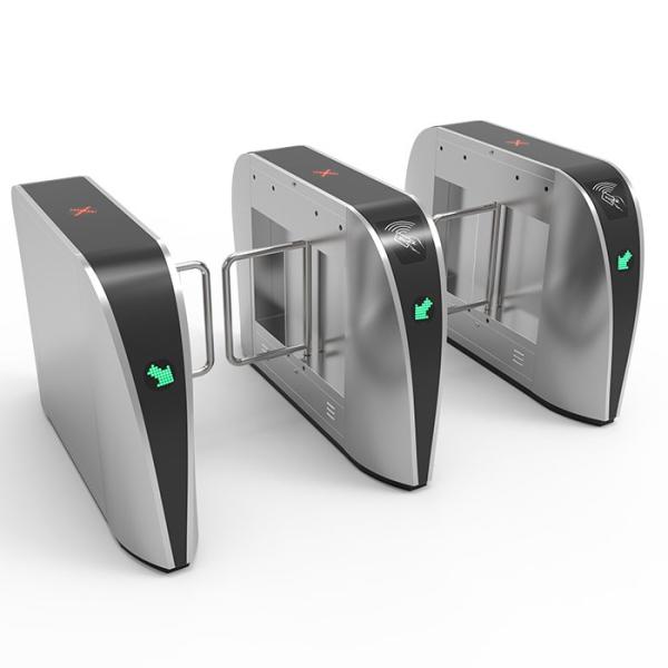 Automatic Swing Barrier Turnstile with DC24V 6.25A Voice Broadcast and Indicator LED for Access Control