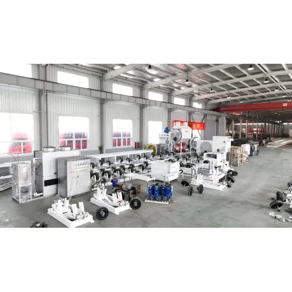 PLC Controlled Automatic 3LPE Coating Pipe Production Line with Shot Blasting Surface Preparation
