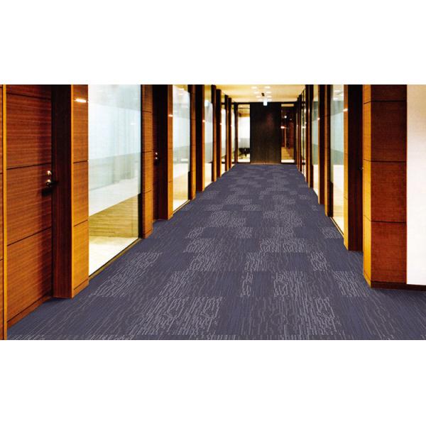 Residential Nylon Pile Carpet , Nylon Polyester Modular Carpet Tiles