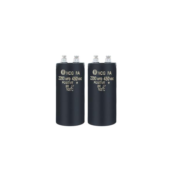 Distributor Electronic Components 50*120mm 2200uf 220uf 450v Electrolytic Capacitor