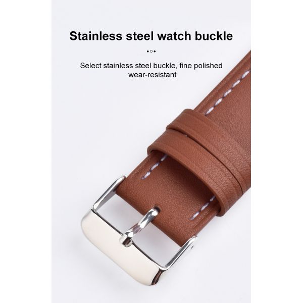 20mm Genuine Leather Watch Replacement Strap · Engraved/Laser-Etched Patterns