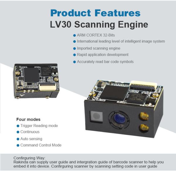 LV30 752*480 CMOS Mini TTL232 Interface Used for Handheld Device Portable Scanner Line Scanner Module