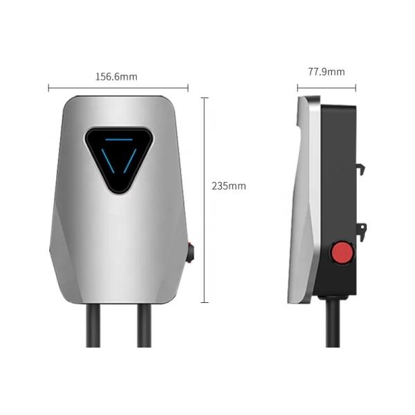 11KW 48A Output Power Electric Car Level2 EV Charging Station with APP Function and 240V Waterproof Energy Charging Pile
