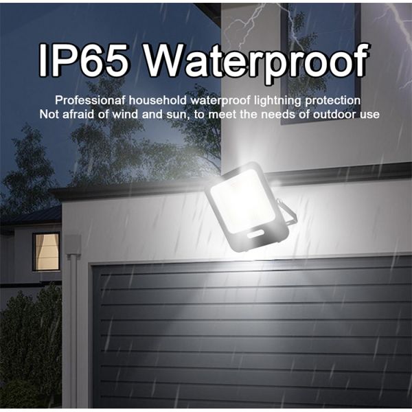 KCD OEM Security Flood Lamp with Motion Sensor IP65 Waterproof 50000 Hours Lifespan LED Outdoor Flood Light