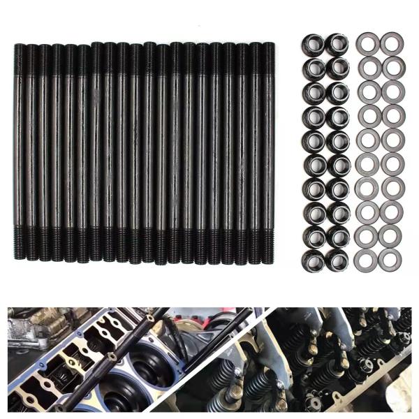 Cylinder Double Ended Threaded Bolt ASTM M10 For Truck Engine