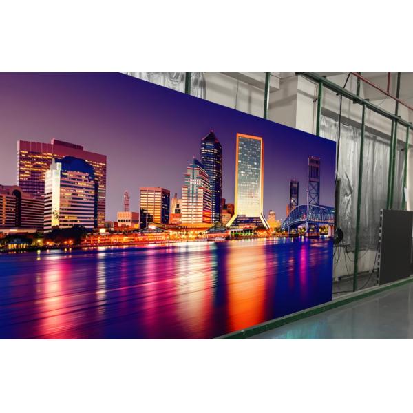 High Brightness 5mm Pixel LED Screen Panels LED Type SMD 10% 90% Humidity Range 960mm Cabinet for Outdoor Advertising