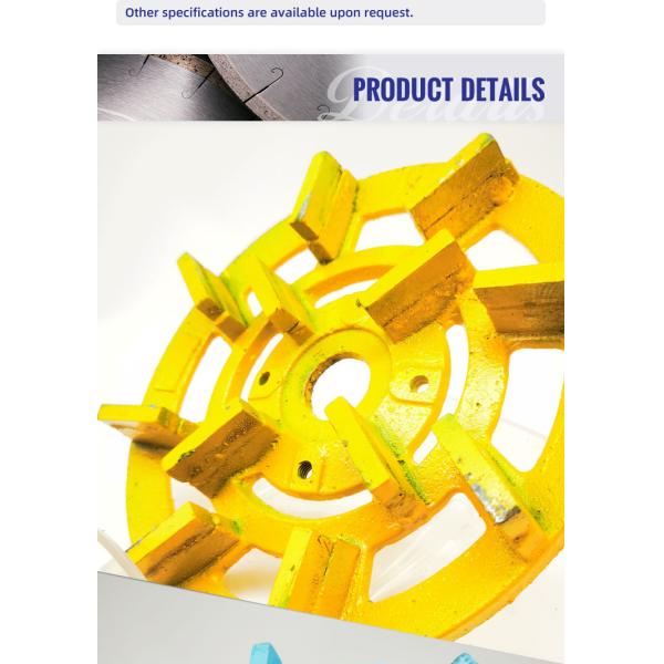 Customized Support Metal Bond Diamond Grinding Disc for Round Shape Granite Polishing