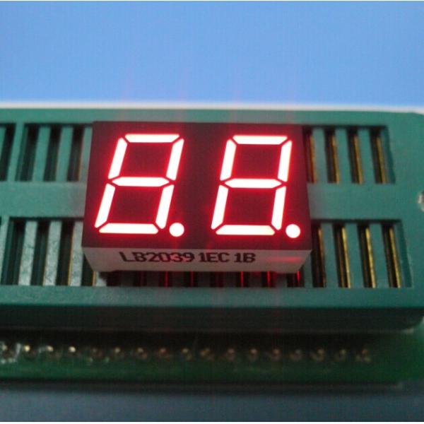 Electronics Instrument Dual Digit 7 Segment LED Display 0.39 Inch CC/CA Polarity