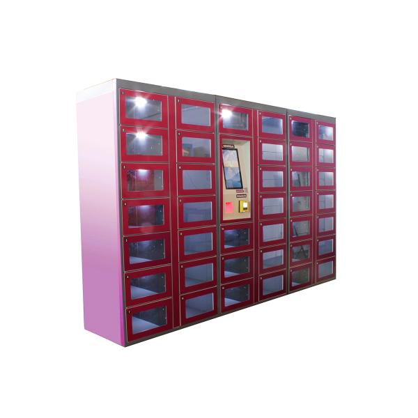 Snacks Machine Locker Qr Code Payment Method Remote Platform