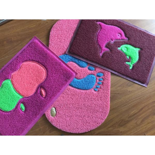 Professional Design Waterproof PVC Coil Logo Door Mat Floor Mat Kitchen mat