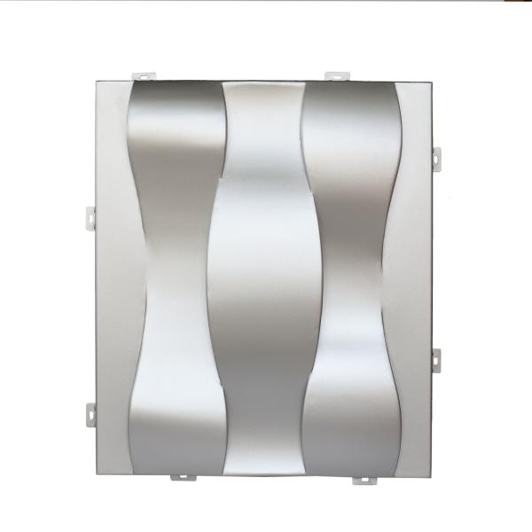 3D Hyperbolic Aluminium Panel With Convex Protuberant Surface For Special Building Decoration