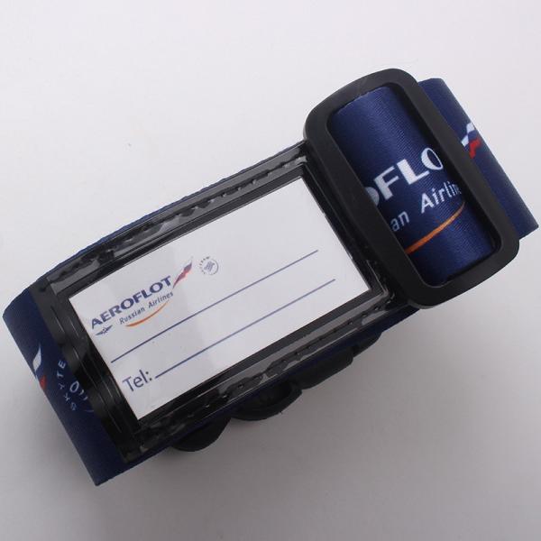 Safety Personalised Luggage Straps Adjustable With Polyester Cotton Material