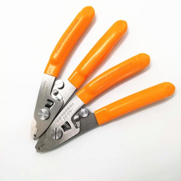 Carbon Steel FTTH Tool Kit Drop Cable Fiber Stripper 3 Ports