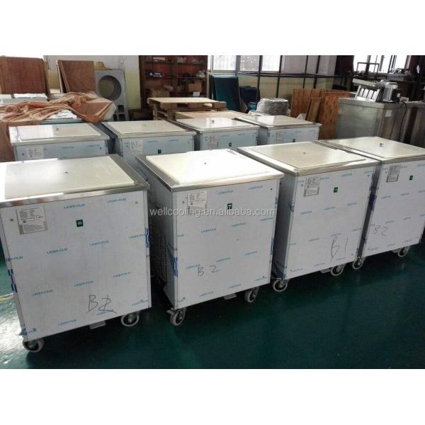 High Efficiency High Quality Single Round Pan Fried Freeze Ice Cream Roll Machine