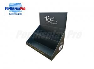 Quality Custom Counter Display Boxes Cardboard 2 Tier Flat Delivered For Selling Tea for sale