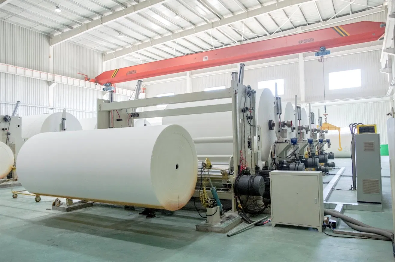 Jumbo Roll Slitting Machine Rewinding