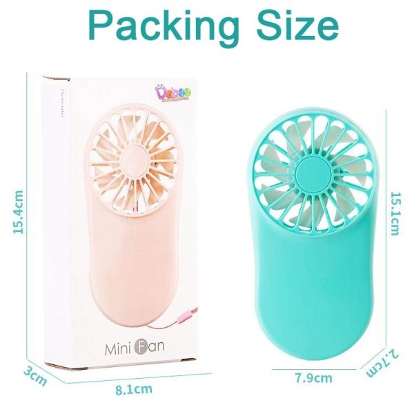 900mAh Rechargeable Portable Handy USB Charging Mini Fan