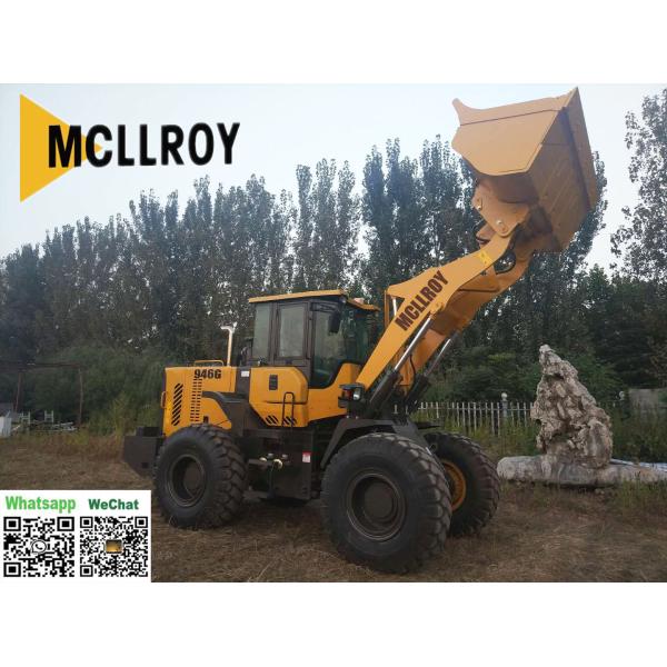 Articulated 4 Ton Wheel Loader , Mine Front End Loader 129kw