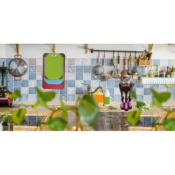 Tabletop Cooking Essentials 7-Piece Plastic Cooking Tool Set for Eco-Friendly Kitchen