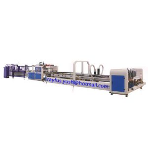 Automatic Folder Gluer Strapper Inline Machine, inline stitching unit as option