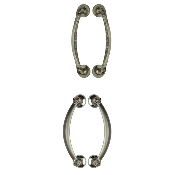 Kitchen Decorative Drawer Pulls High Ageing Resistance For Glass Doors