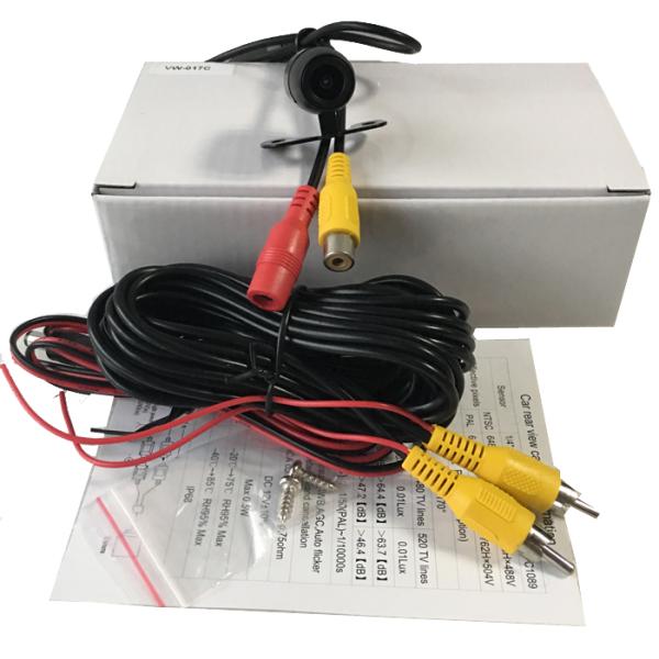 HD CCD Waterproof Mini Night Vision Car Mount Rear View Camera Support Front Rear View Optional Parking line CMOS-119