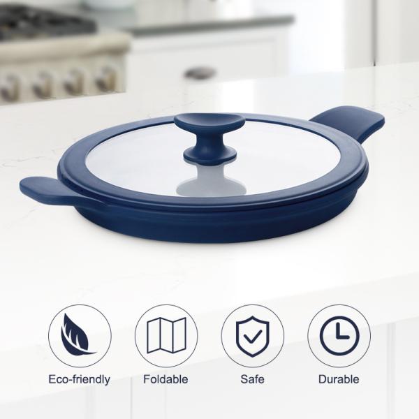 Customized Silicone Cooking Pot Collapsible Silicone Cookware Camping