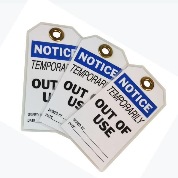 Custom Design Plastic Safety Tag For Industrial Safety And Effectiveness