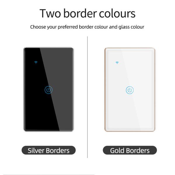 Aluminium Bezel Tuya Smart Switch