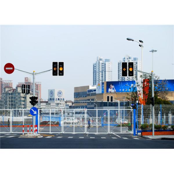 Galvanized ASTM A123 Polygonal Traffic Signal Pole