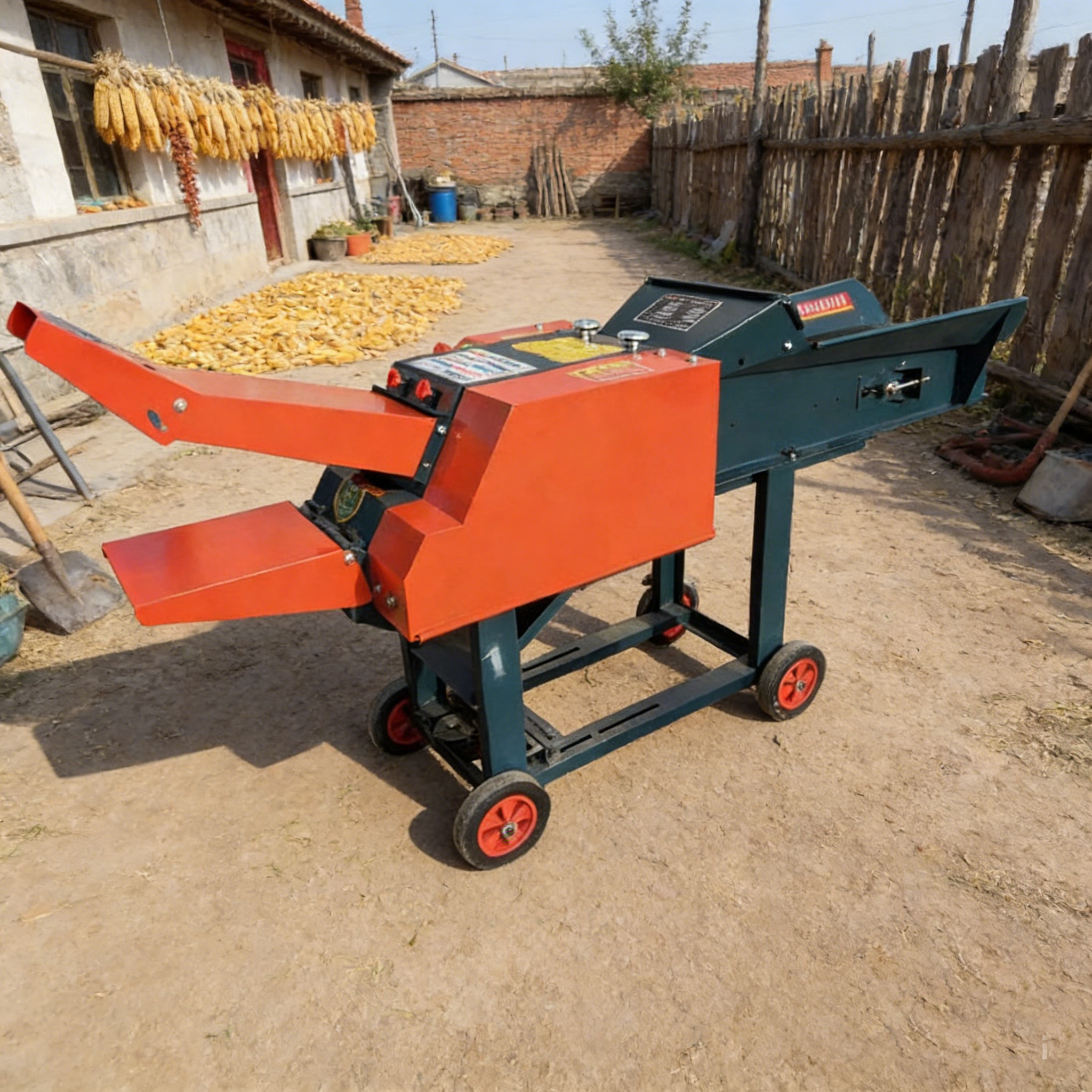 Grass Cutting And Silk Kneading Machine For Silage And Fodder Processing