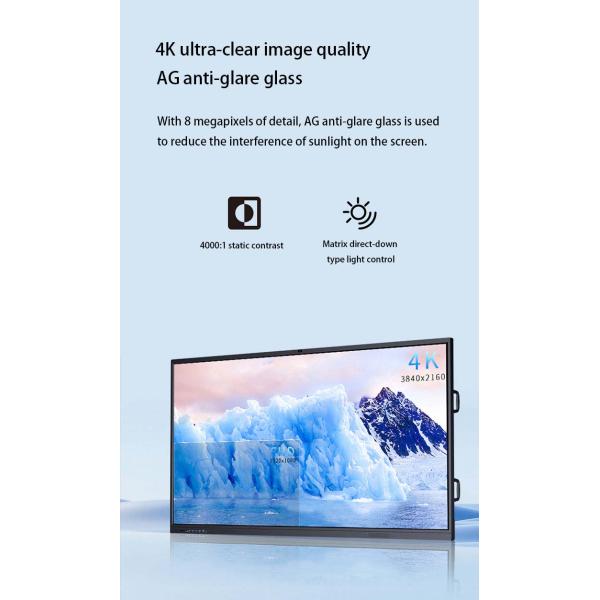 Education Digital Whiteboard 98 Inch Interactive Flat Panel Touch Screen Digital Tablet Whiteboard Smart White Board for School