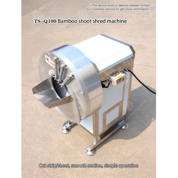 Cafeteria 0.75KW Vegetable Processing Machine Ginger Slicing Equipment