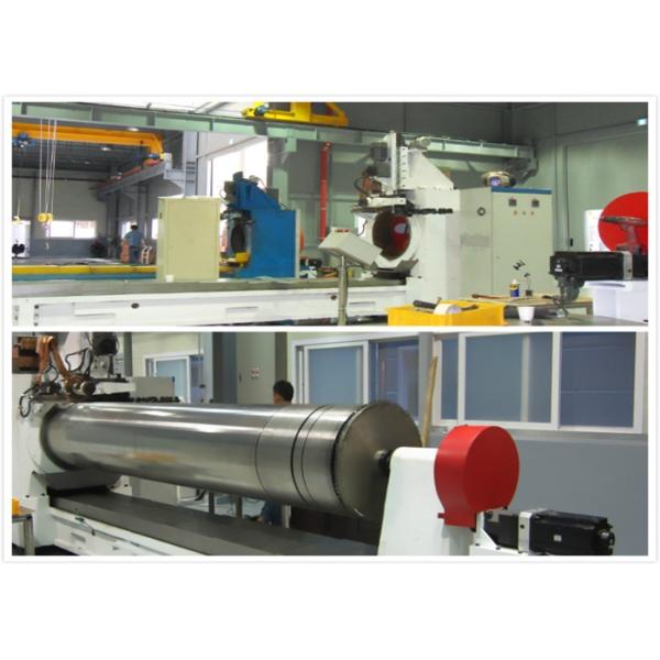 Water Well Screen Pipe Wire Mesh Manufacturing Machine Low Energy Consumption