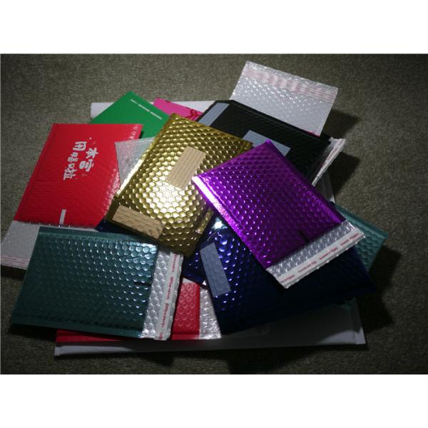 Custom Printed Poly Mailer Envelopes Padded Bubble Bags Waterproof Light Weight