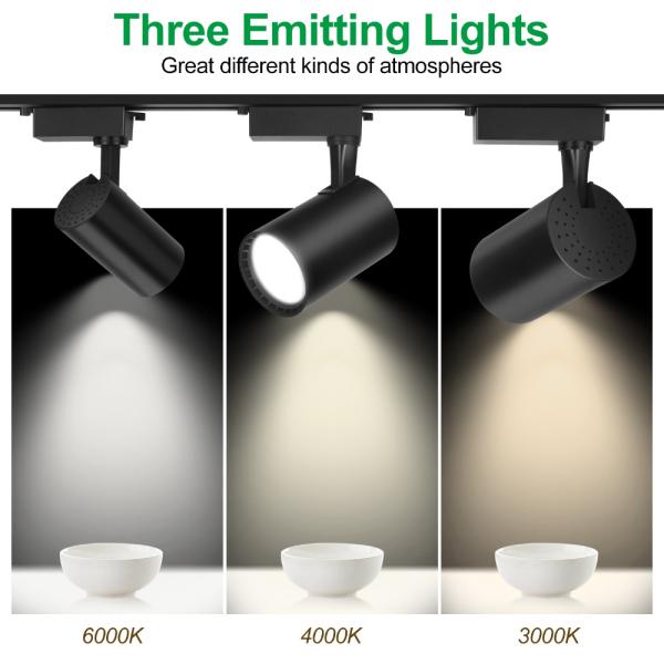 2 Phase LED COB Ceiling Mounted Track Lighting Replace Halogen Lamps AC220V