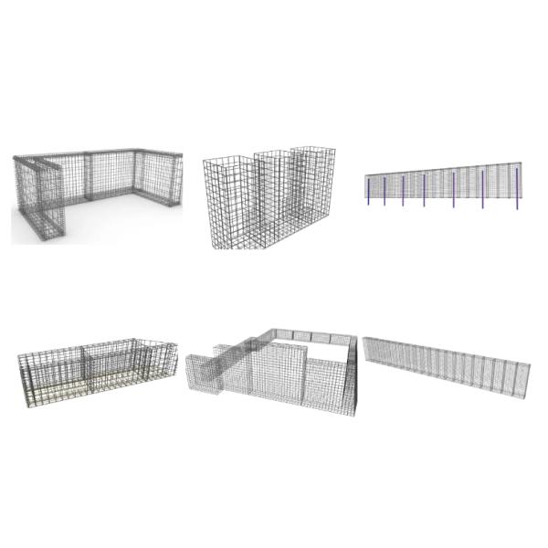 6mm Retaining Flood Control Welded Gabion Basket