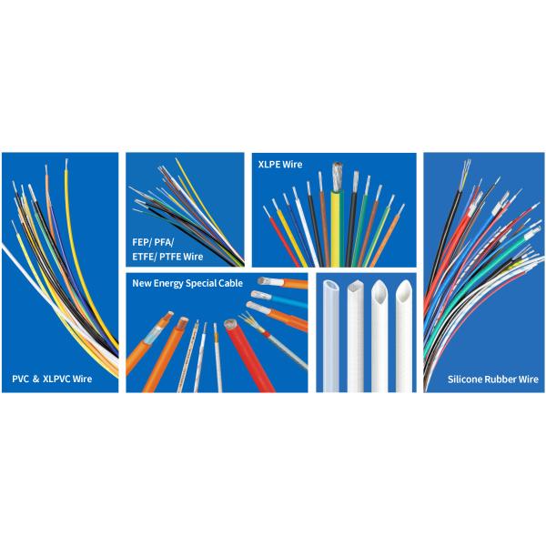 UL1180 PTFE Wire 200C High-Temperature Resistant 12-32 AWG