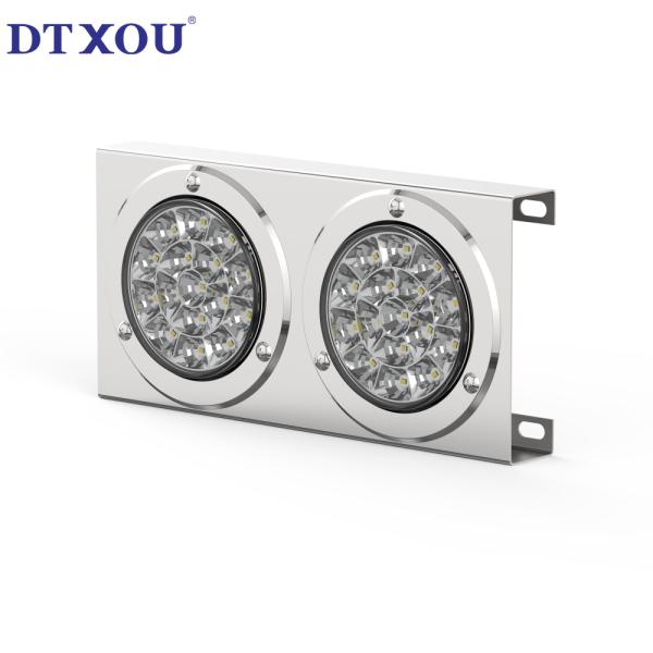 E Mark Certification 4-inch Round Bulb Trailer Lamp Square Multifunctional Trailer Tail Lamp