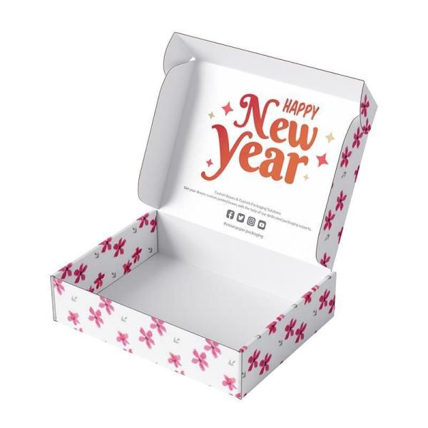 Corrugated Cardboard Packaging Gift Box Shipping Mailer Boxes Custom Logo Printed