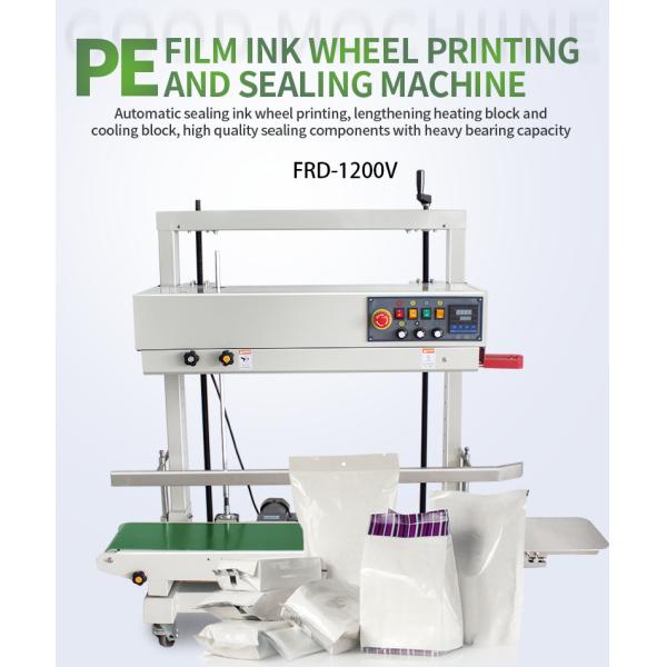 Electric Driven 40 KG Continuous Vertical Bag Sealing Machine Band Sealer