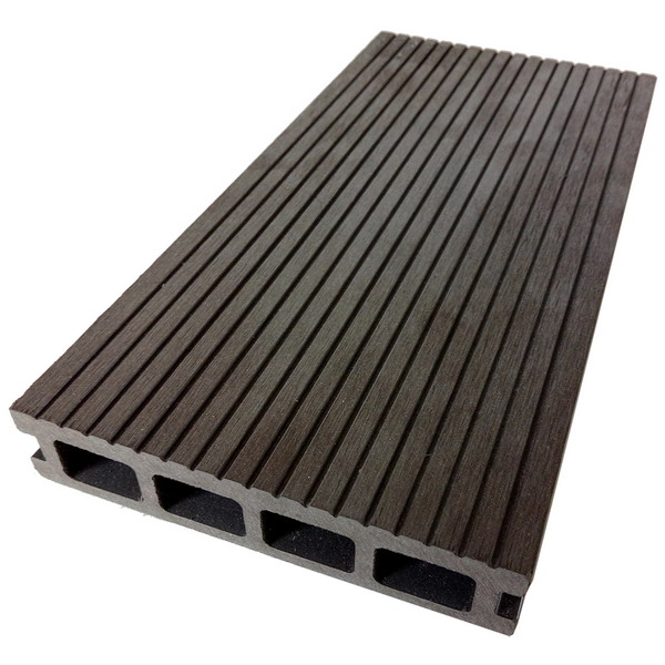 Weather Resistant Plain 146*31mm WPC Hollow Decking