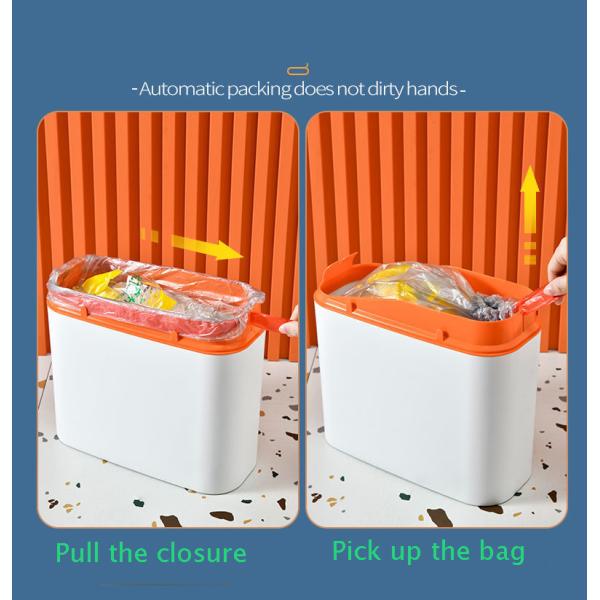 Smart Trash Can Automatic Bagging Garbage 3.4 gal Garbage Slim Smart Trash Can