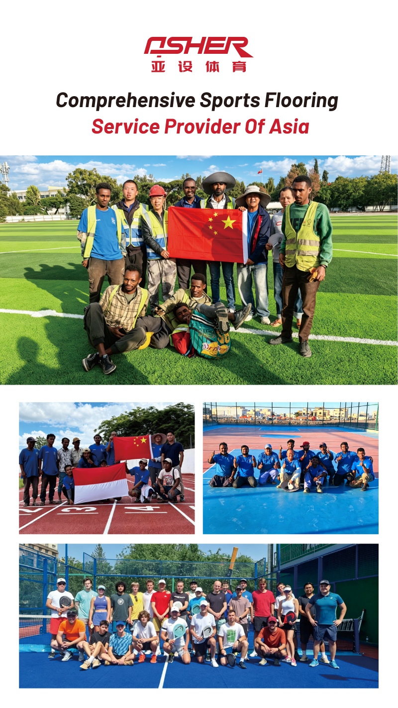 Seamless Hybrid Running Track Surface Installation Solution