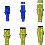 ITI Straumann Bone Level® Titanium Straight Anatomic Abutment Compatible NC 3.3mm, GH 2mm/3.5mm