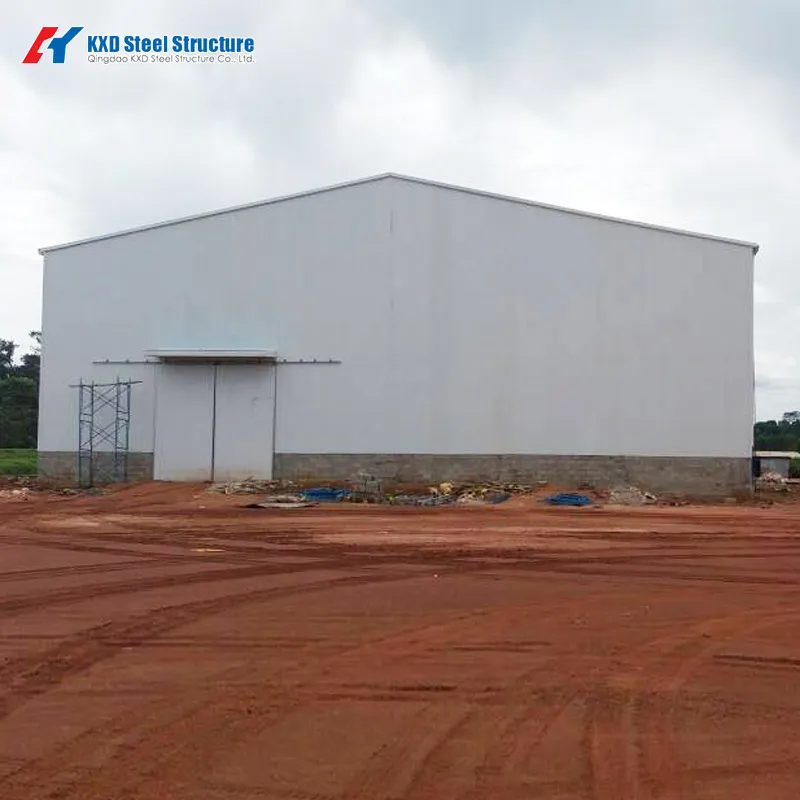 Prefabricated Steel Structure Industrial Construction Metal Workshop Frame Building with CE Certificate